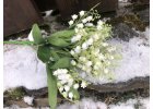 Umělé konvalinky zápich 33 cm